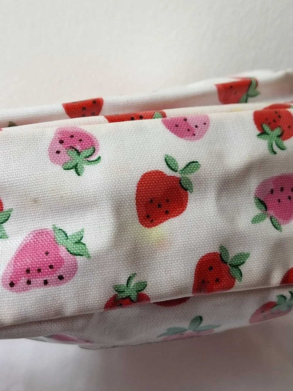 Cath Kidston Kids Strawberry Print Backpack in Red and Pink
